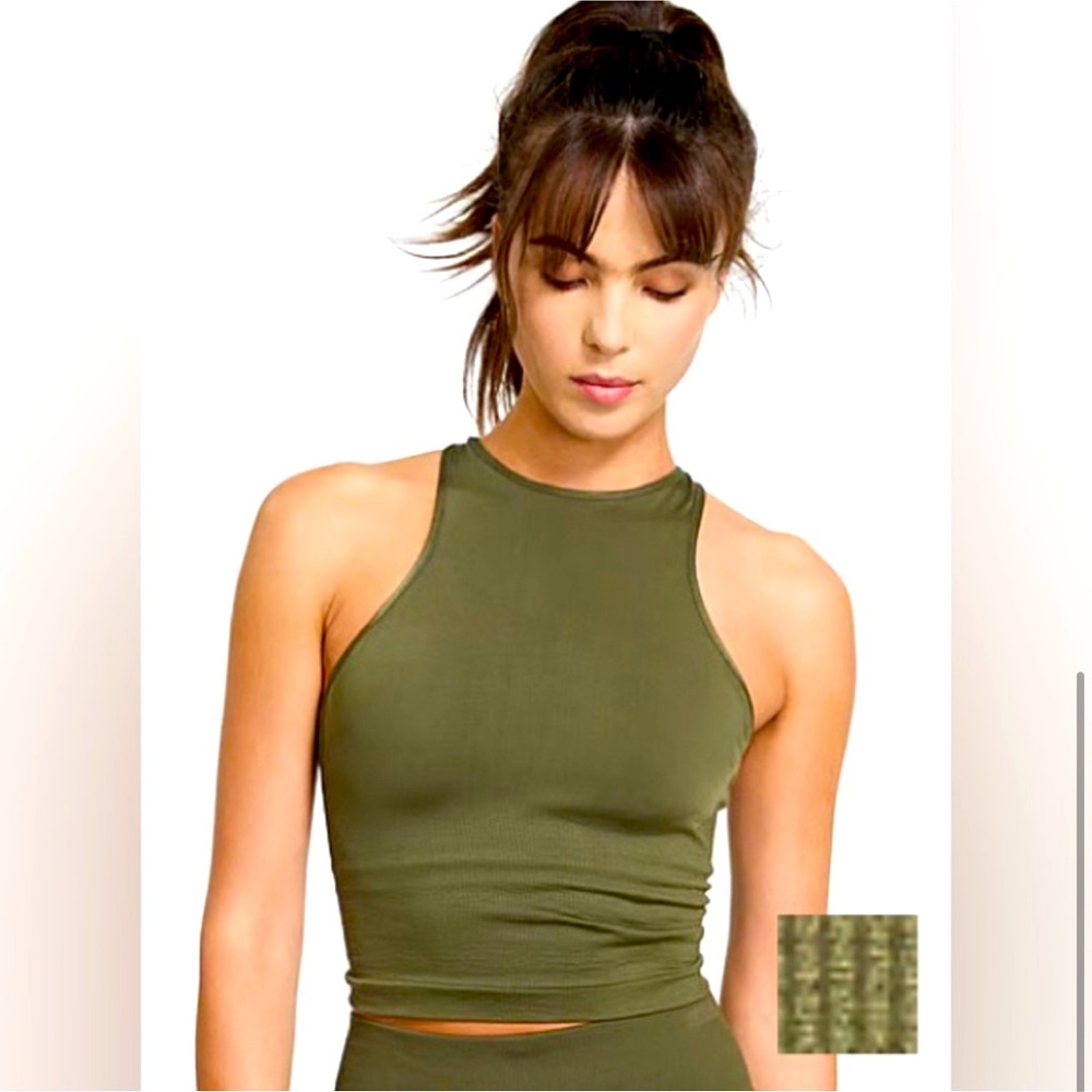PINK Victoria's Secret Olive Tank Top